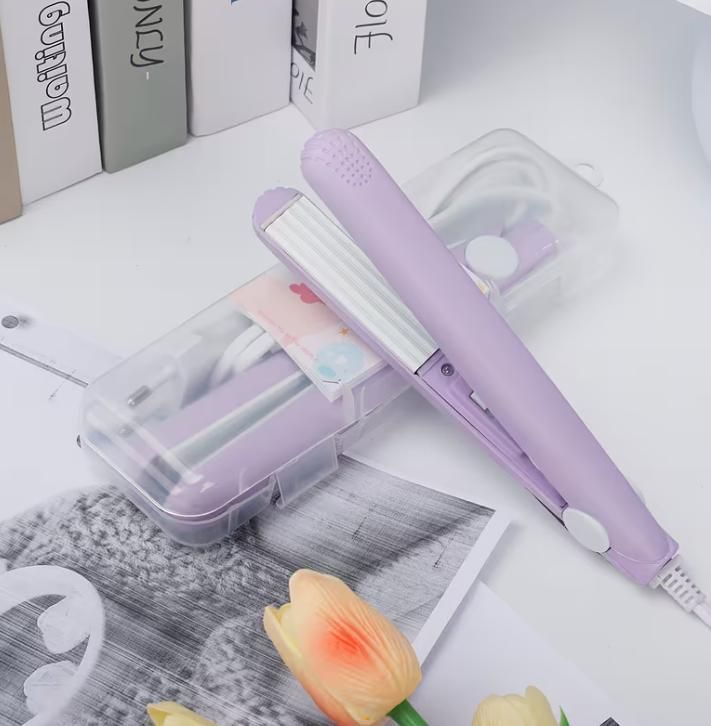 2-in-1 Mini Hair Straightener and Curler